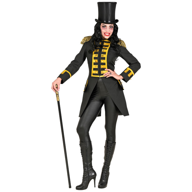 Veste Pirate Noir Or Dames