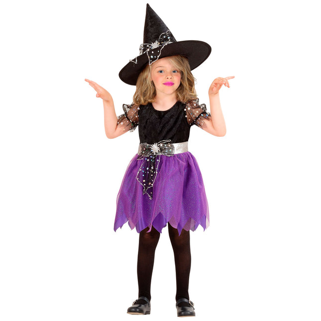 Costume d'Halloween Fille Sorcière 2 pièces