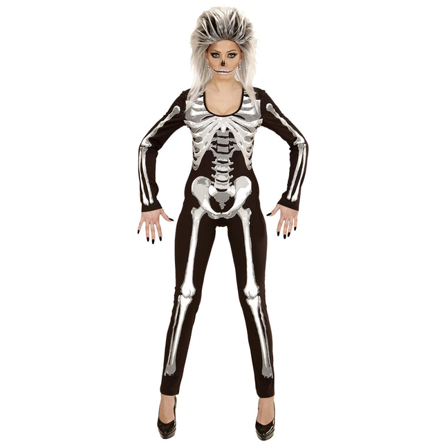 Combinaison d'Halloween Femme Squelette