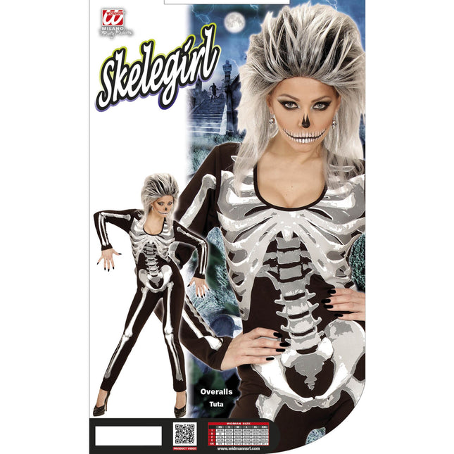 Combinaison d'Halloween Femme Squelette