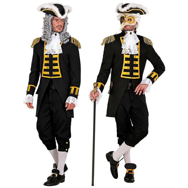 Veste Pirate Noir Hommes