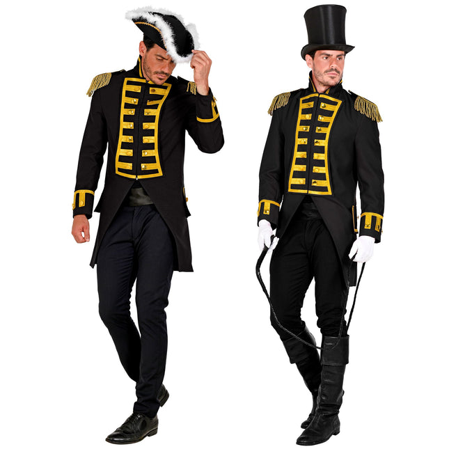 Veste Pirate Noir Hommes