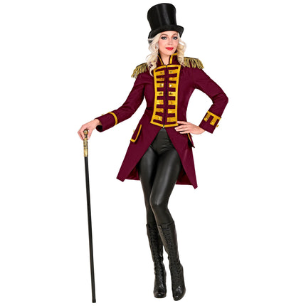 Veste Pirate Rouge Bordeaux Dames
