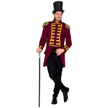 Veste Pirate Rouge Bordeaux Hommes