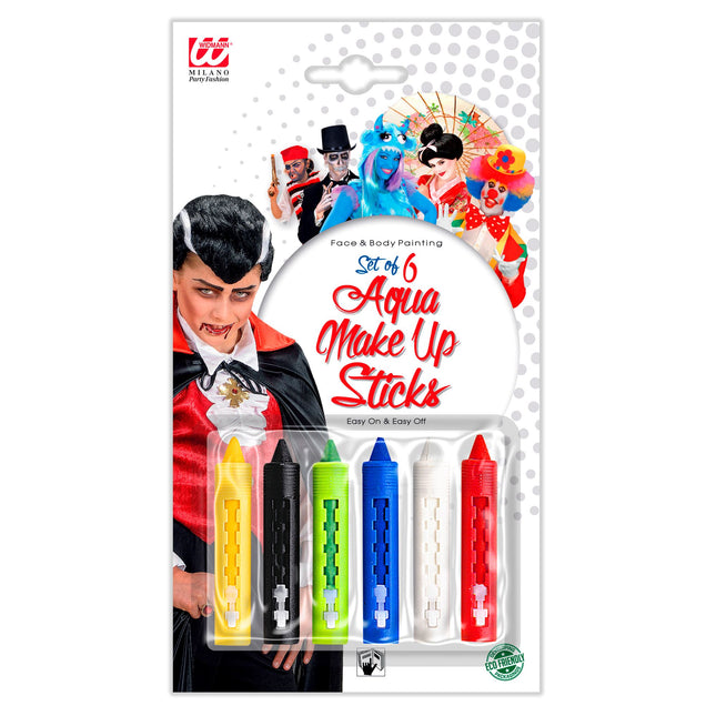 Set de maquillage coloré stylos 6pcs