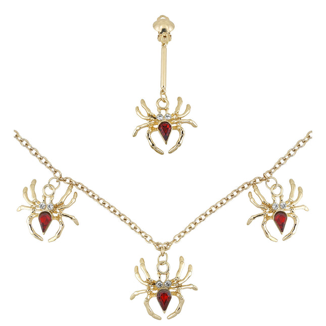 Ensemble d'accessoires d'Halloween Araignées 2 pièces
