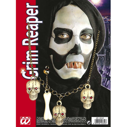 Ensemble d'accessoires d'Halloween Squelette 2 pièces