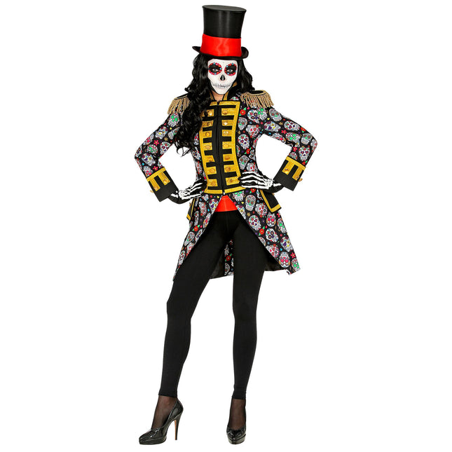 Veste Dia De Los Muertos Dames Néon