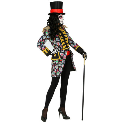 Veste Dia De Los Muertos Dames Néon