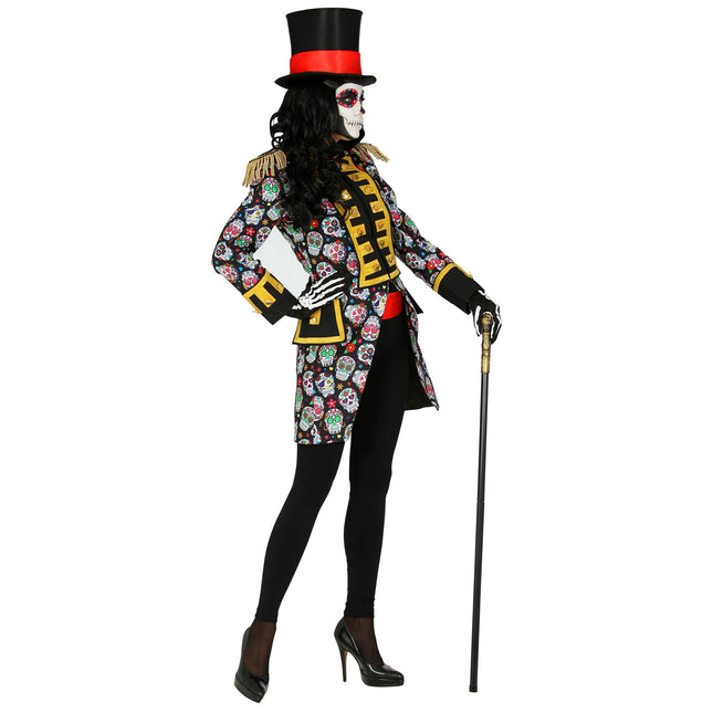 Veste Dia De Los Muertos Dames Néon