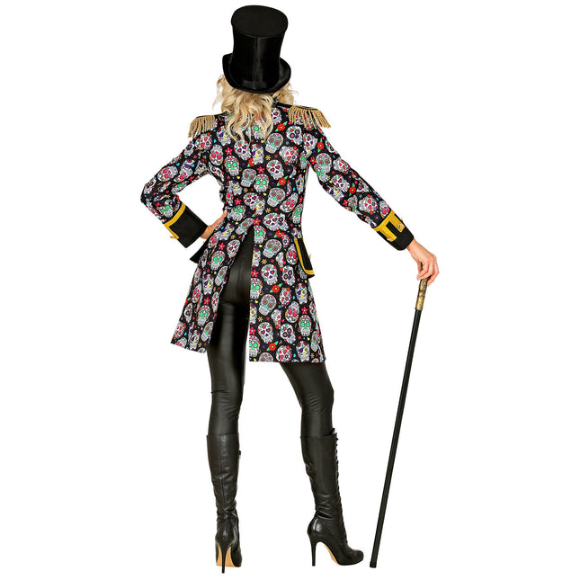 Veste Dia De Los Muertos Dames Néon