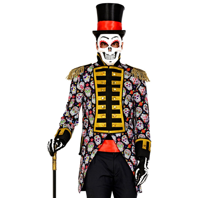 Veste Dia De Los Muertos Hommes Néon