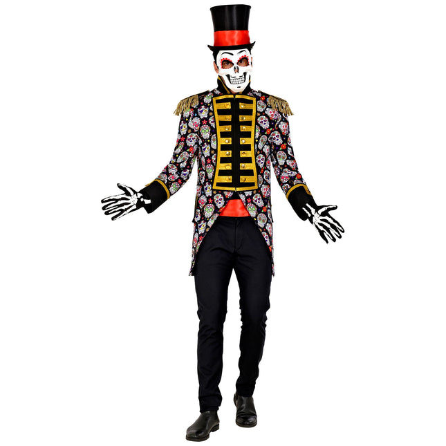 Veste Dia De Los Muertos Hommes Néon