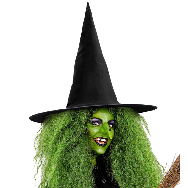 Chapeau de sorcière d'Halloween Point noir