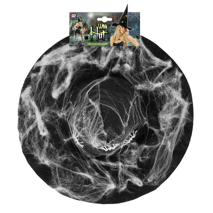 Chapeau de sorcière d'Halloween Araignées phosphorescentes