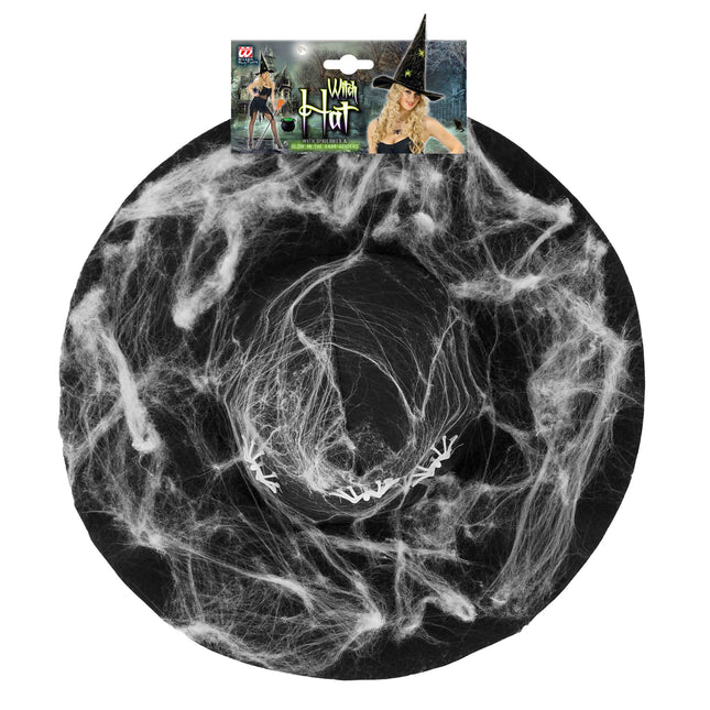 Chapeau de sorcière d'Halloween Araignées phosphorescentes