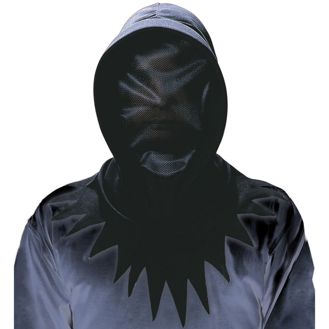 Masque d'Halloween Noir Invisible