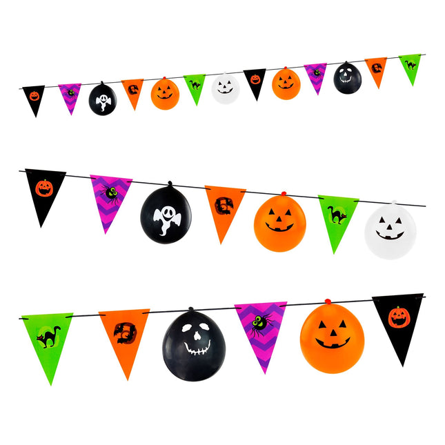 Guirlande d'Halloween colorée 3.6m