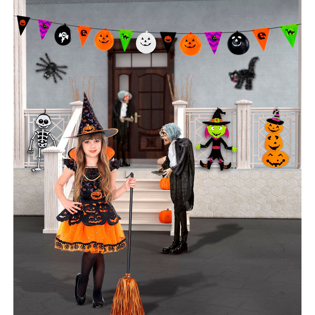 Guirlande d'Halloween colorée 3.6m