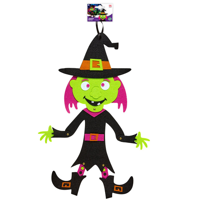 Décoration murale d'Halloween Sorcière 53cm