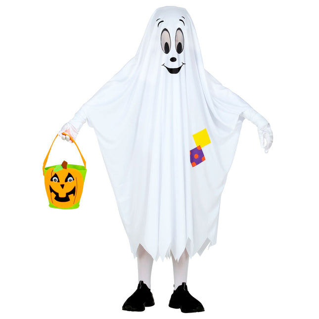 Costume d'Halloween Fantôme blanc pour enfant