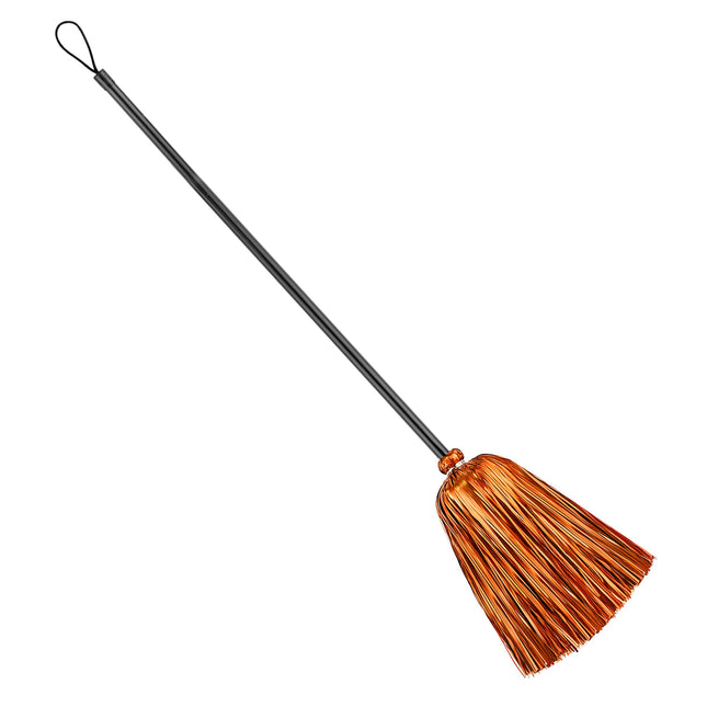 Balai de sorcière Halloween Orange 92cm
