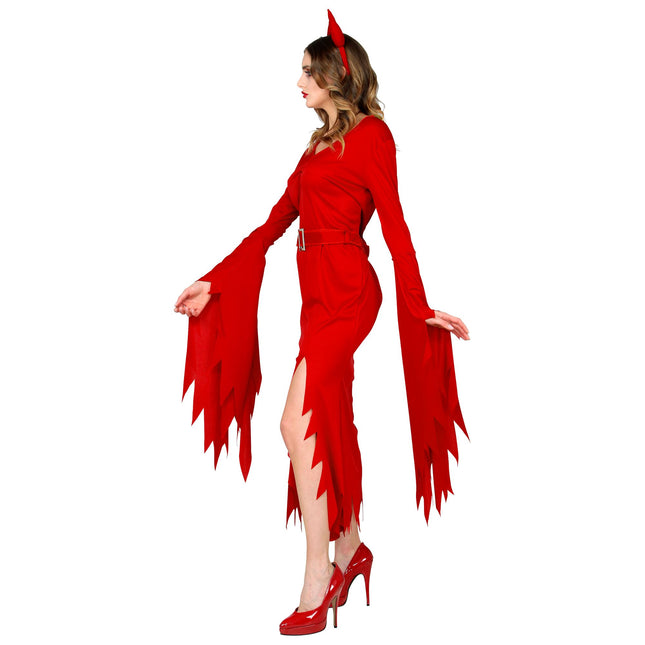 Robe d'Halloween Diable Rouge 2 pièces