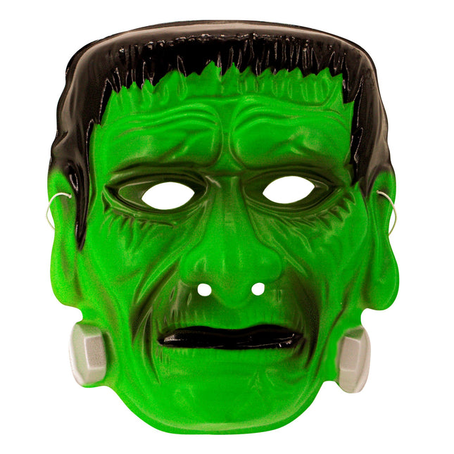 Masque d'Halloween Frankenstein vert