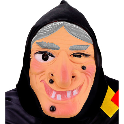 Masque d'Halloween Sorcière avec foulard