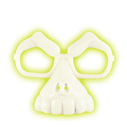Lunettes d'Halloween Squelette phosphorescent dans le noir