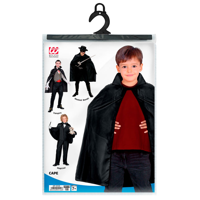 Cape d'Halloween Noir Enfant