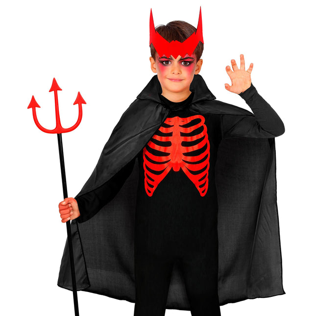 Cape d'Halloween Noir Enfant