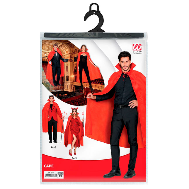 Halloween Cape Red Devil 1.3m