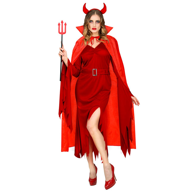 Halloween Cape Red Devil 1.3m