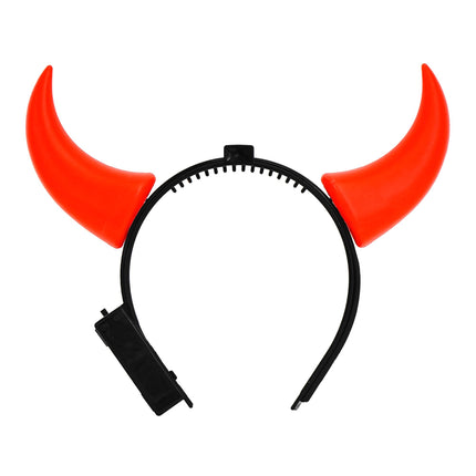Bandeau d'Halloween Rouge Noir Diable