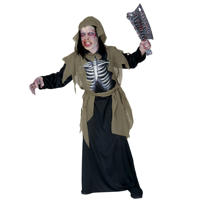 Costume d'Halloween Enfant Zombie Squelette