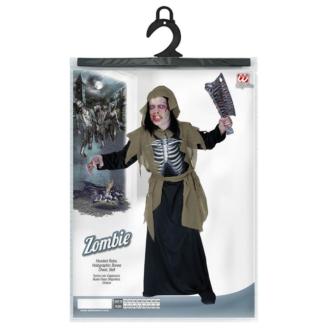 Costume d'Halloween Enfant Zombie Squelette