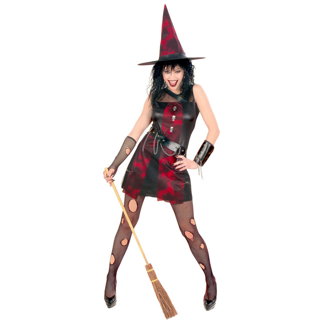 Robe d'Halloween Dames Punk Sorcière