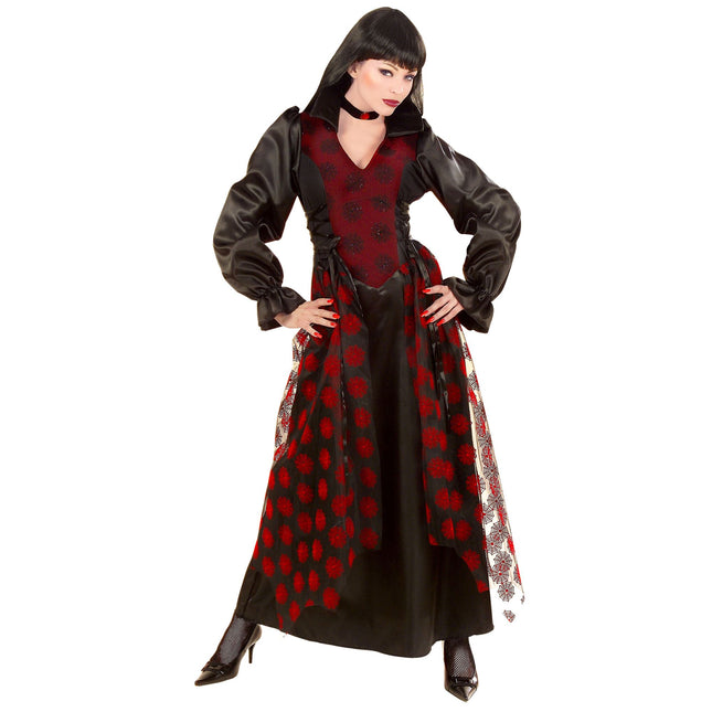 Robe d'Halloween Dames Vampire Victorienne