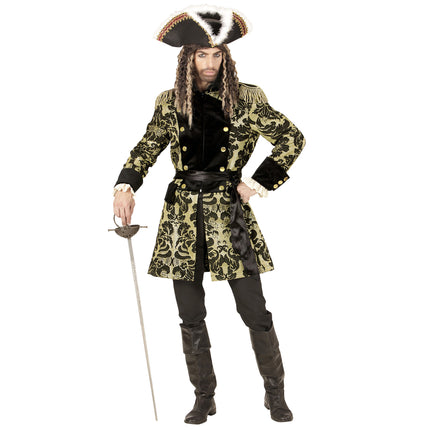 Veste Pirate Or Noir