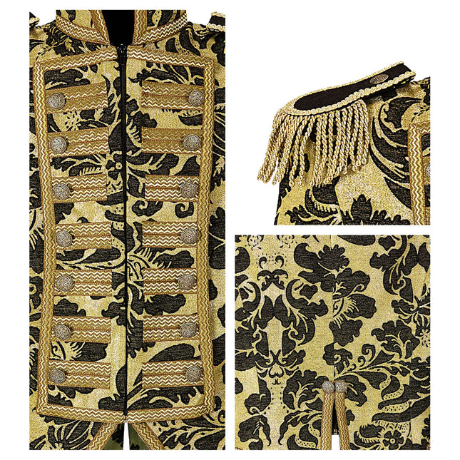 Circus Jacket Black Gold Ladies