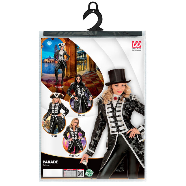 Veste Circus Noir Argent Dames