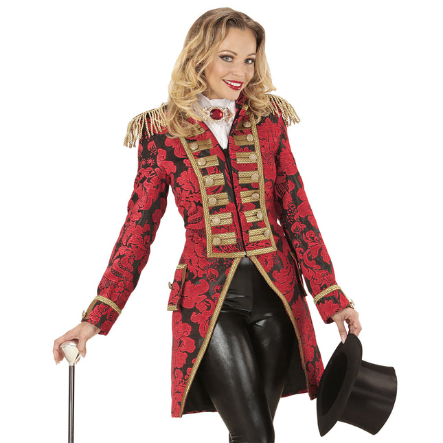 Veste Circus Rouge Or Dames