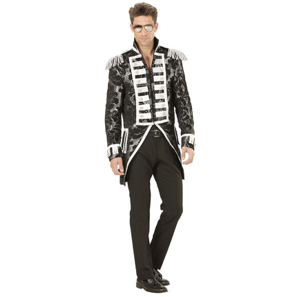 Veste Circus Noir Argent Hommes