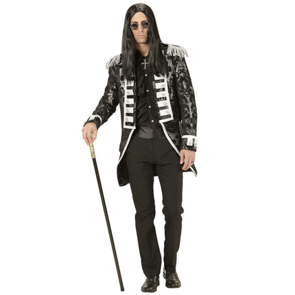 Veste Circus Noir Argent Hommes