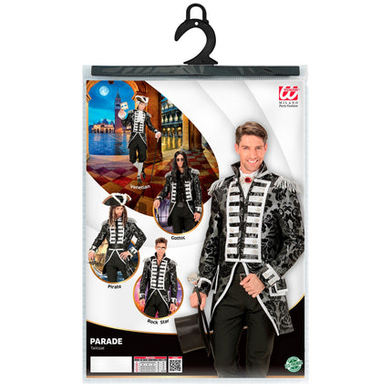 Veste Circus Noir Argent Hommes