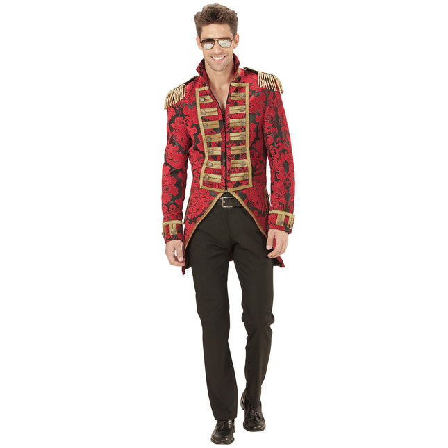 Veste Circus Rouge Or Hommes