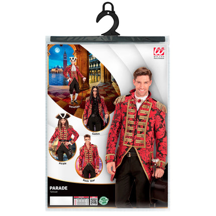 Veste Circus Rouge Or Hommes