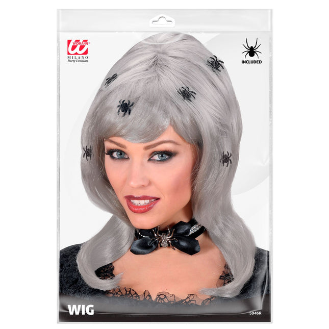 Perruque d'Halloween Araignées