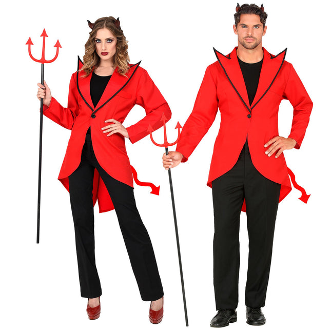 Veste d'Halloween Diable Rouge